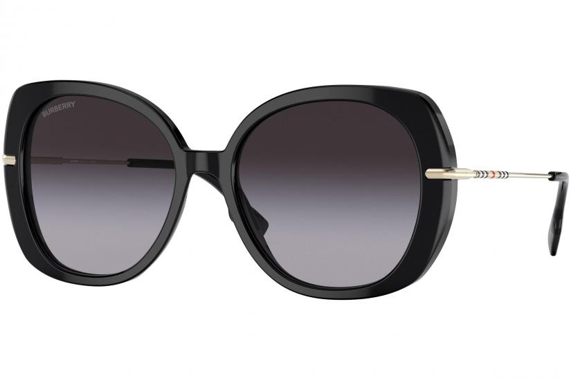 Burberry EUGENIE BE4374 (30018G) 55 | Kadın Siyah Güneş Gözlüğü